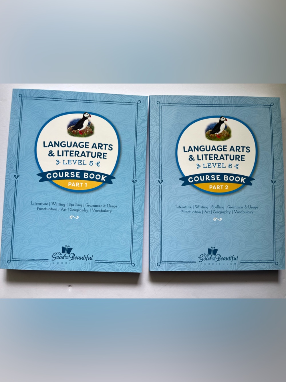 The Good And Beautiful Language Arts & Literature Level 5 4th Edition Part 1&2